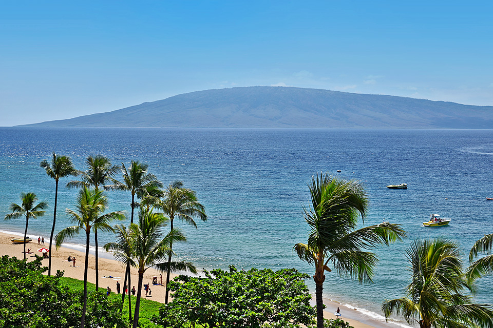 View of Island of Lanai from Whaler 1063